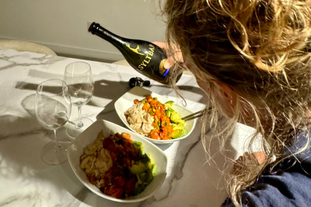 Couscous Bowl "Japanese Style” with Salmon with our Mr SYLTBAR Premium Prosecco