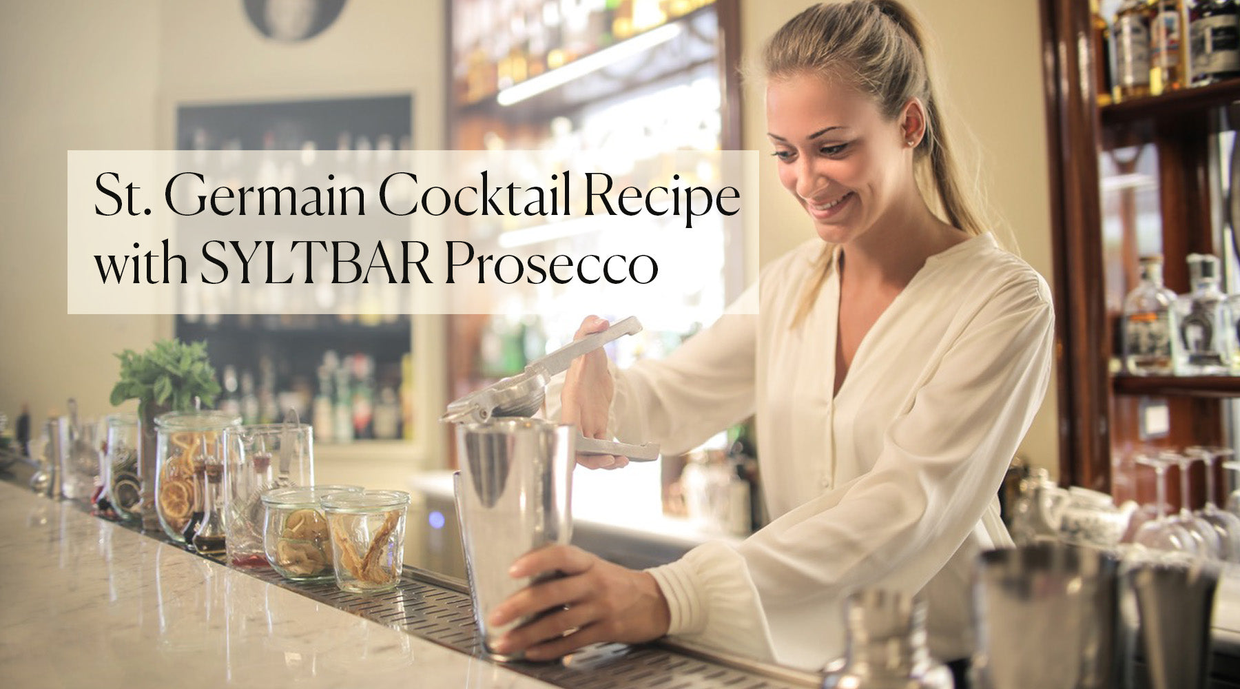 St. Germain Cocktail Recipe with Prosecco