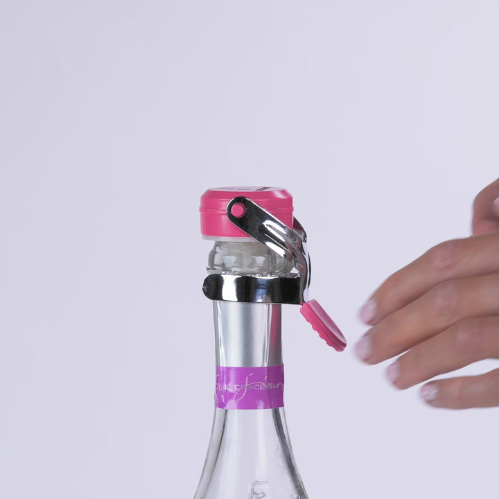 Champagne Bottle Stopper - Pink
