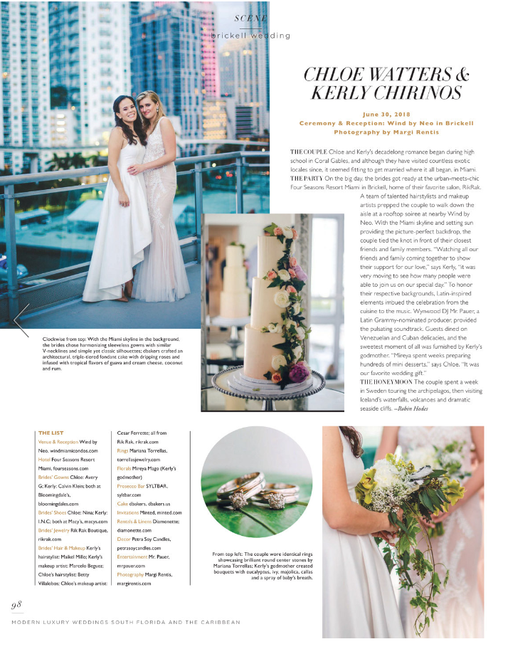 Modern Luxury Weddings South Florida Winter Spring 2019