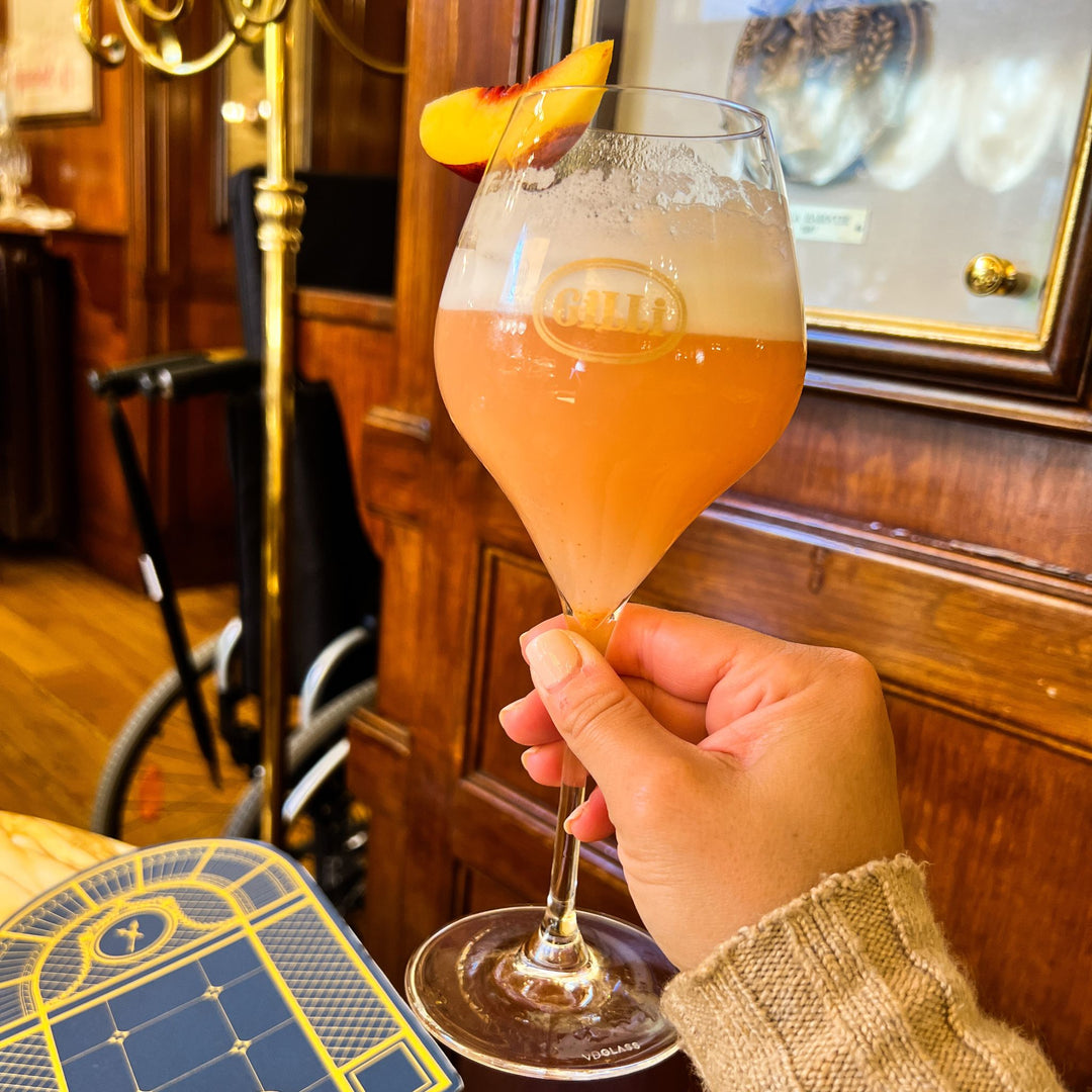 Bellini Cocktail with Mr SYLTBAR