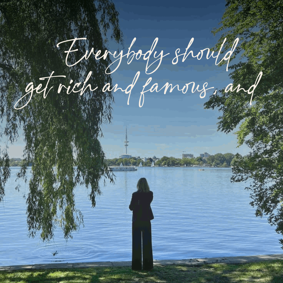 Mrs Martin and Mr Blohm Episode 32: I know everybody should get rich and famous and do everything they ever dreamed of so they can see that it's not the answer.
