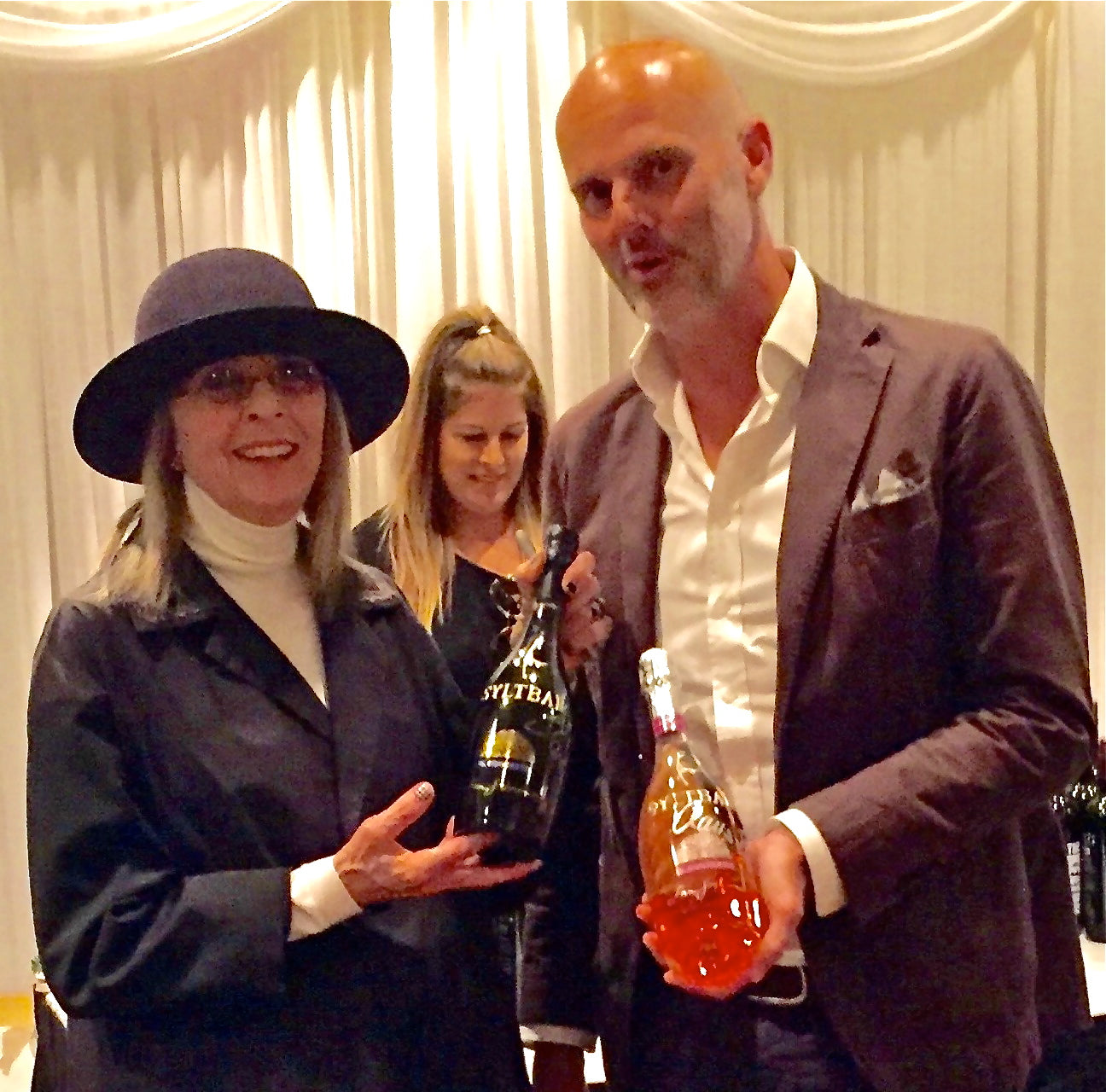 Meeting Diane Keaton with Claus Blohm owner of SYLTBAR