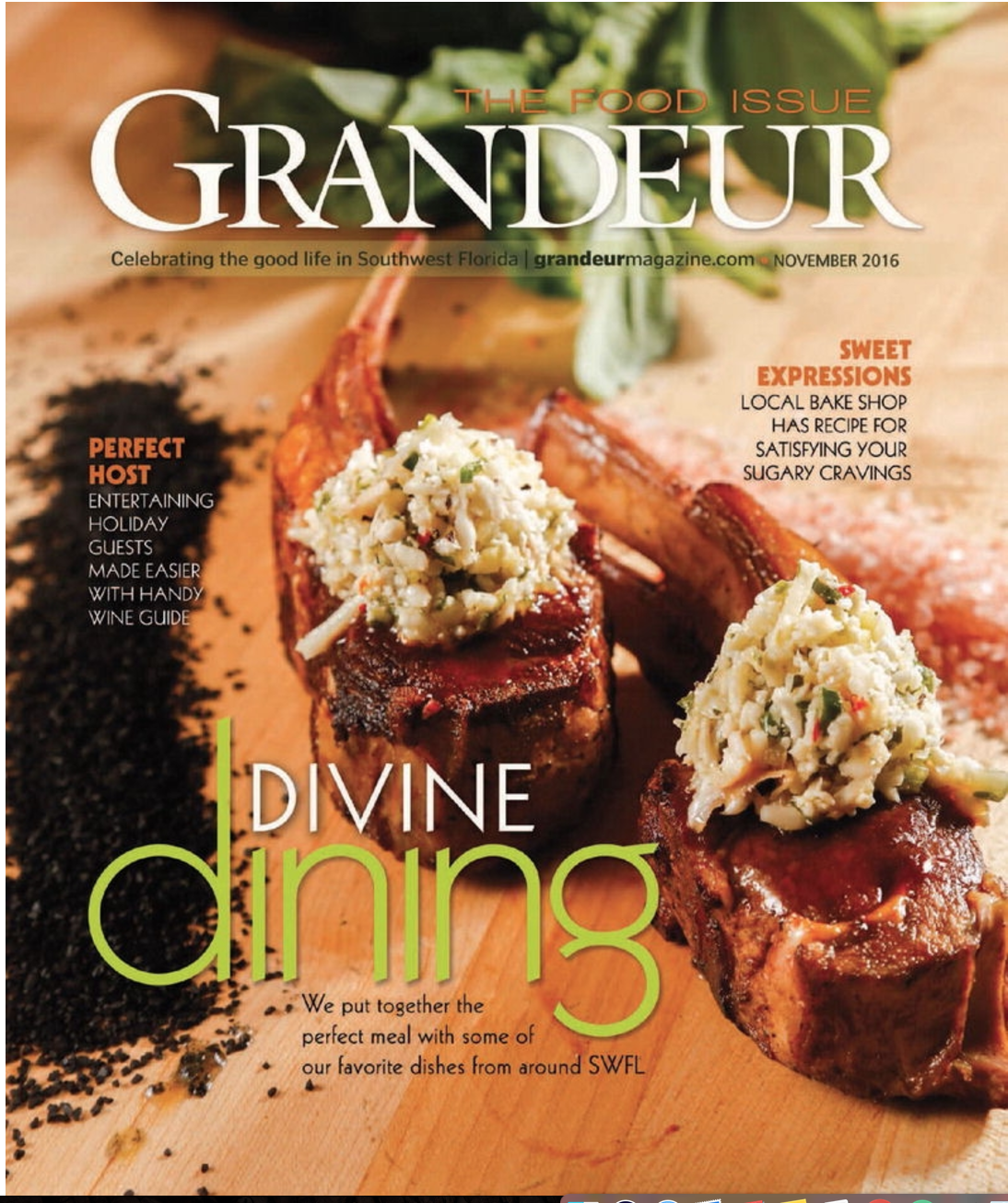 Twelve Days of Thanksgiving Guests and a wine list to satisfy everyone's style | Grandeur Magazine - The Food Issue (Nov 2016)
