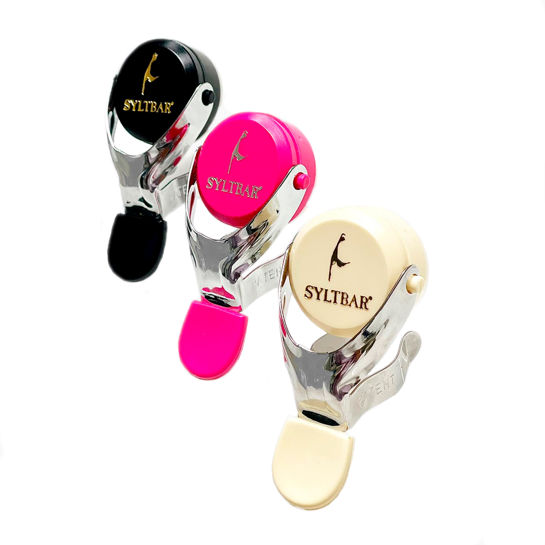 Champagne Bottle Stopper Trio - Gold/Pink/Black