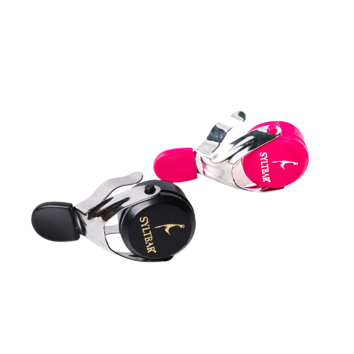 Champagne Bottle Stopper Duo - Pink/Black