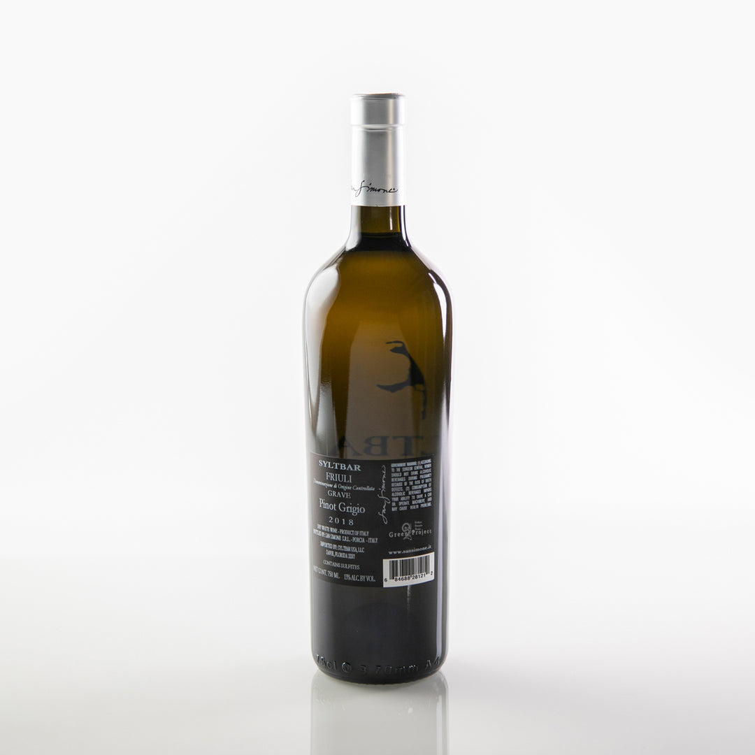 White Linen Pinot Grigio - Back Label